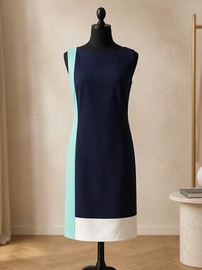 LAUREN RALPH LAUREN Sleeveless Dress Women's Size 8 Lined Back Zipper